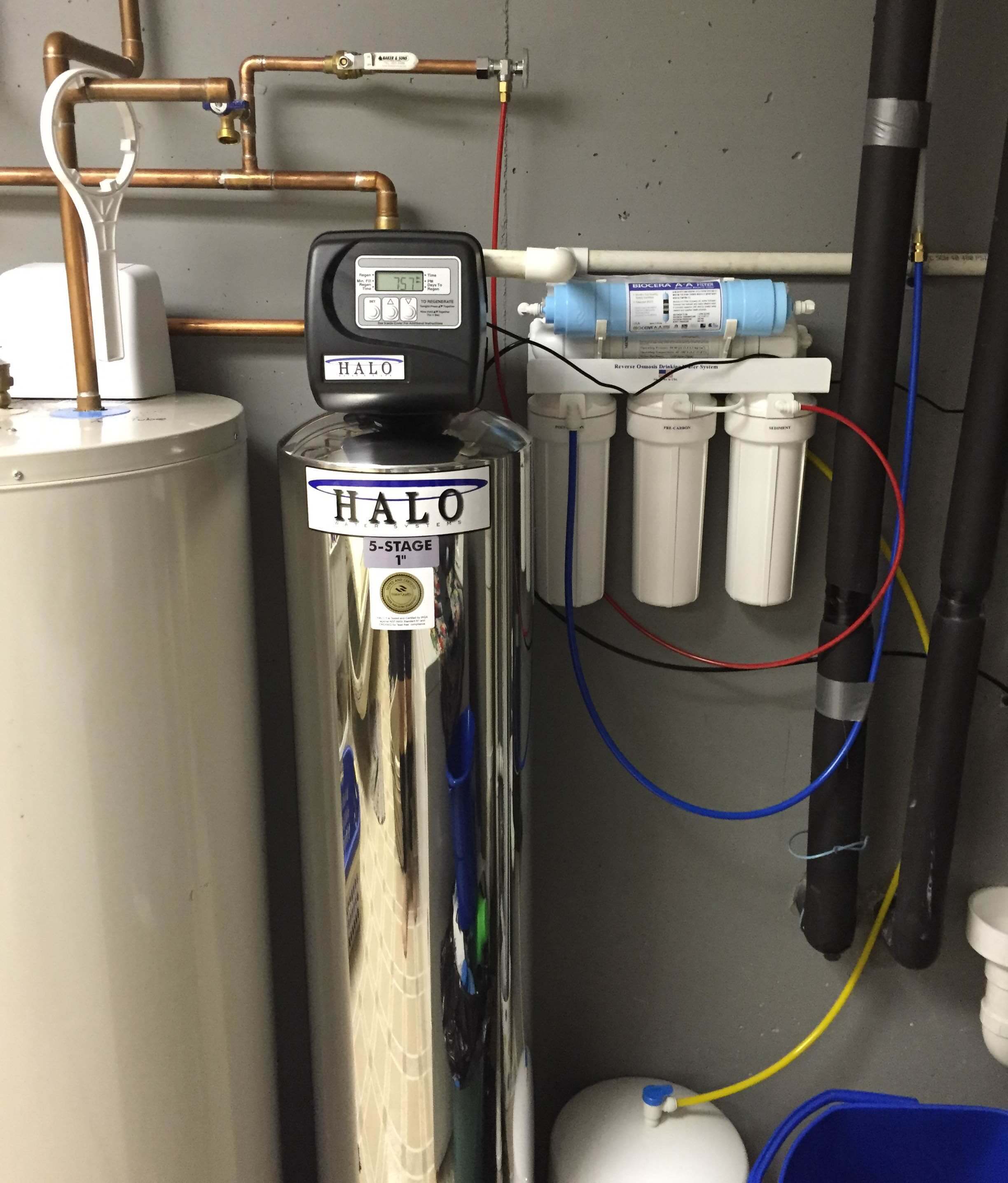 HALO 5 water filtration system